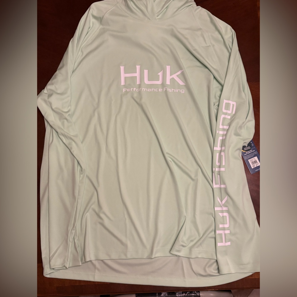 Huk Pursuit Hoodie in Mint Green
